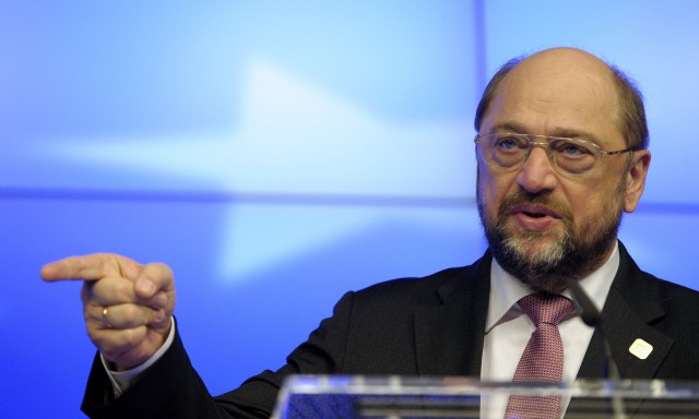 Martin Schulz, EU parliament president, said a new deal of particular roads is wishful thinking